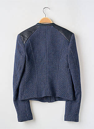 Veste casual col rond bleu MAJE femme