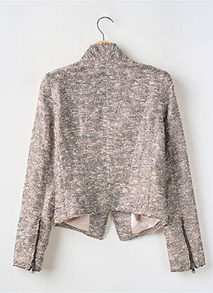 Veste casual col tailleur beige ZARA femme