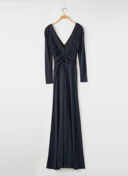 Robe mi-longue manches longues manches longues noir SANS MARQUE femme