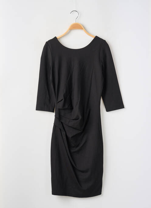 Robe mi-longue manches 3/4 manches 3/4 noir VILA femme