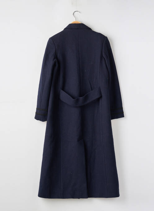 Manteau long poches sans capuche bleu LES PETITES... femme