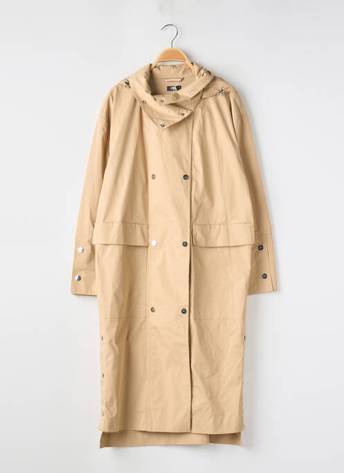 Trench tissage popeline sans capuche beige ESPRIT femme