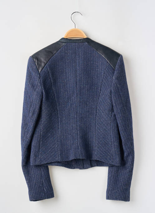 Veste casual col rond bleu MAJE femme