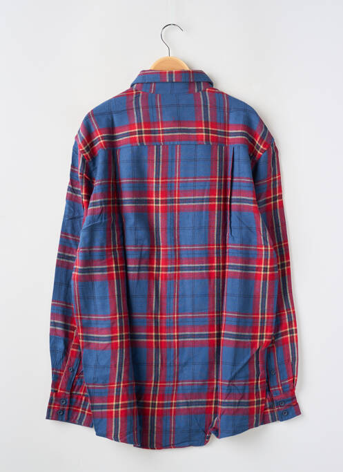 Chemise manches longues bleu ATLAS pour homme