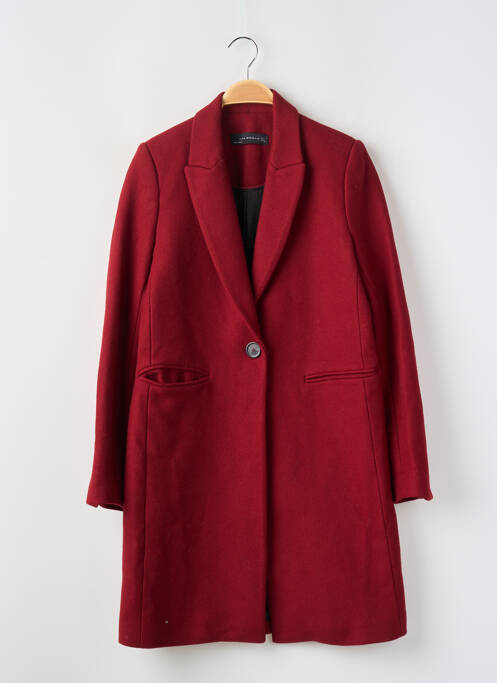 Manteau long rouge ZARA pour femme