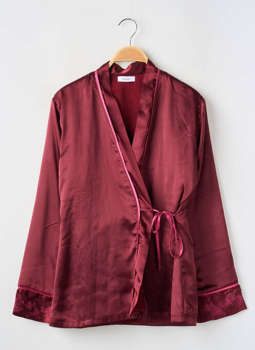 Robe de chambre rouge ETAM pour femme