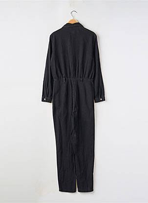 Combi-pantalon fermeture boutonnée sur le devant manches longues noir ASOS femme