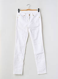 Jeans coupe slim taille basse taille basse blanc 7 FOR ALL MANKIND femme