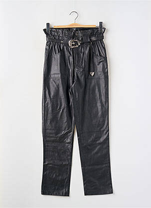 Pantalon droit stretch taille haute noir PRETTY LITTLE THING femme