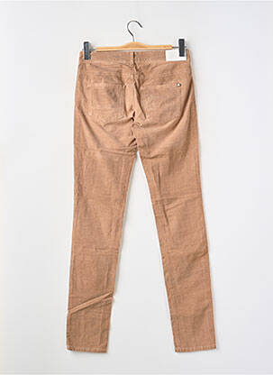 Pantalon slim taille basse taille basse marron NOTIFY femme