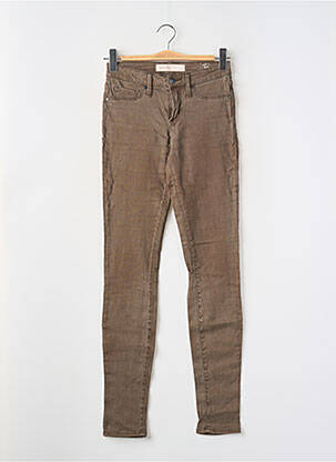 Jeans skinny stretch taille basse marron MARC BY MARC JACOBS femme