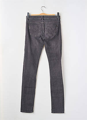 Jeans coupe slim taille basse taille basse gris TOPSHOP femme