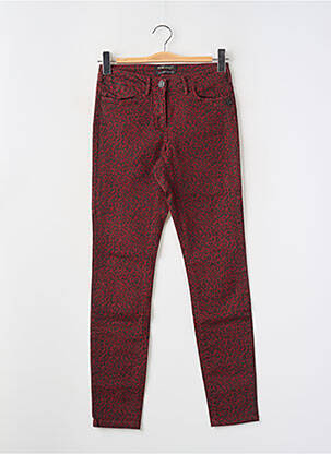 Jeans coupe slim taille normale taille normale rouge MAISON SCOTCH femme