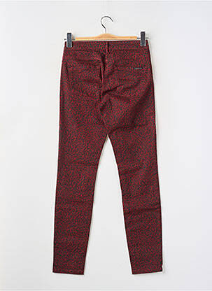 Jeans coupe slim taille normale taille normale rouge MAISON SCOTCH femme