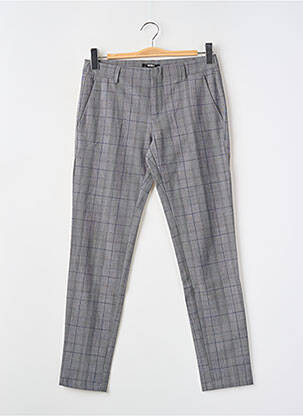 Pantalon chino taille normale taille normale gris REIKO femme