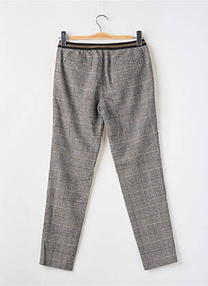 Pantalon chino taille normale taille normale gris LEON & HARPER femme