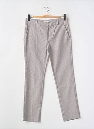 Pantalon chino taille normale taille normale gris MANGO femme