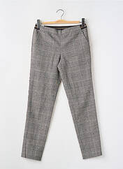 Pantalon chino gris LEON & HARPER pour femme seconde vue