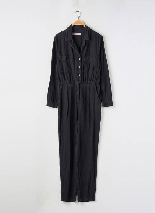 Combi-pantalon fermeture boutonnée sur le devant manches longues noir ASOS femme