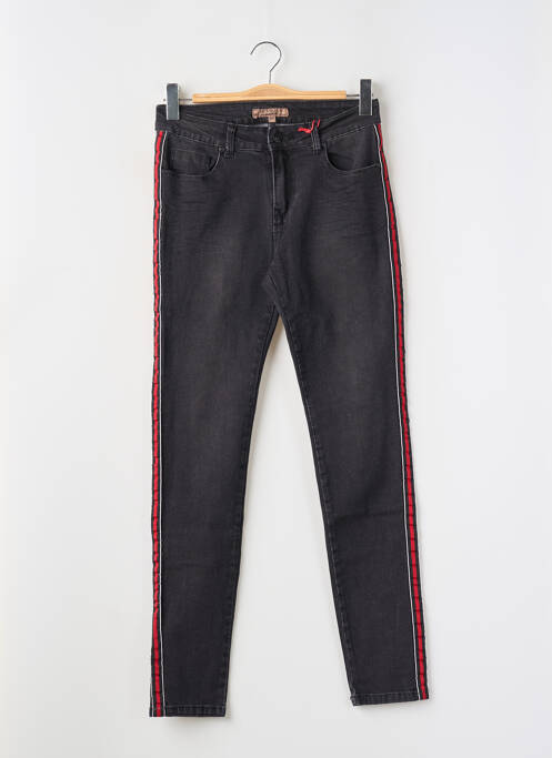 Jeans coupe slim stretch taille normale noir BEST MOUNTAIN femme