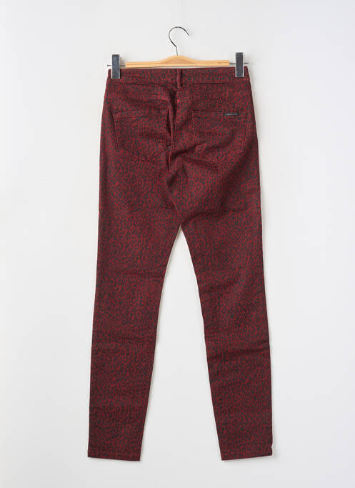 Jeans coupe slim rouge MAISON SCOTCH femme