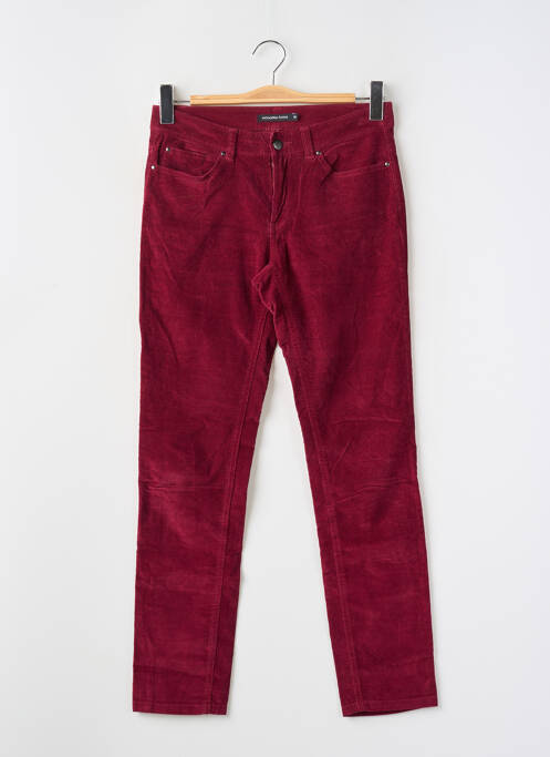 Pantalon slim rouge MONOPRIX pour femme