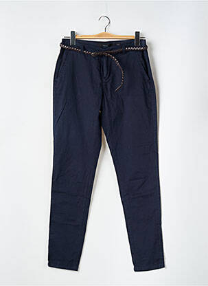 Pantalon chino tissage popeline taille normale bleu VERO MODA femme