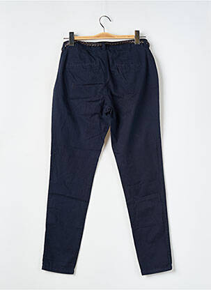 Pantalon chino tissage popeline taille normale bleu VERO MODA femme