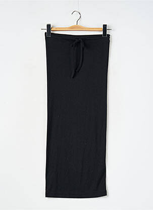 Jupe longue taille haute noir REGINA RUBENS femme