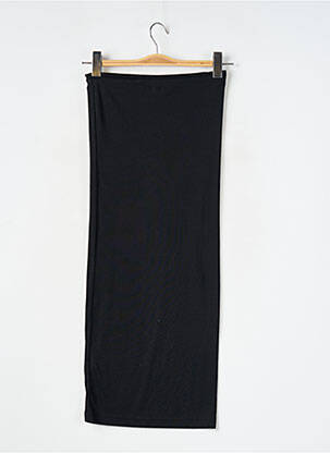 Jupe longue taille haute noir REGINA RUBENS femme