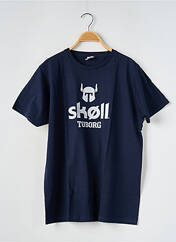 T-shirt bleu FRUIT OF THE LOOM pour homme seconde vue