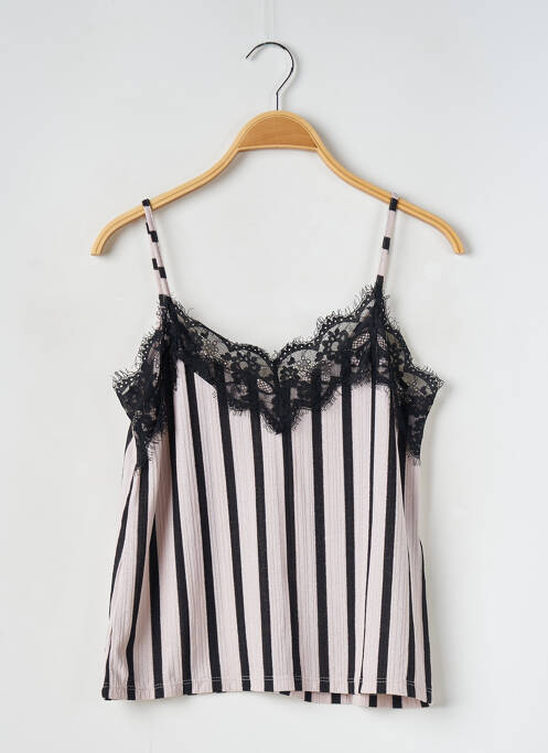 Top stretch fines bretelles beige ZARA femme