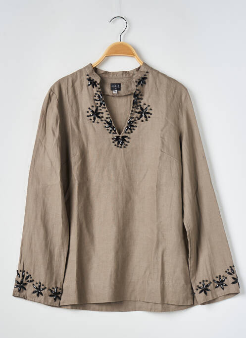 Blouse beige 1 2 3 pour femme