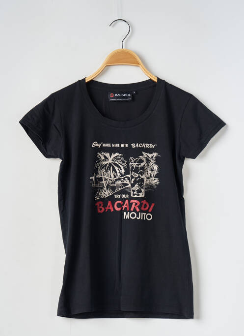 T-shirt noir BACARDI pour femme