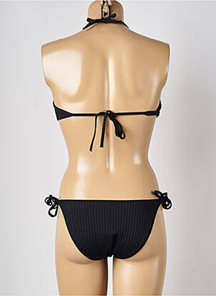 Maillot de bain 2 pièces stretch haut soutien-gorge emboitant noir POOLDAY femme