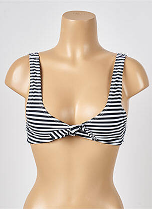 Haut de maillot de bain stretch haut triangles noir BOOHOO femme