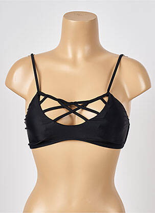Haut de maillot de bain noir SANS MARQUE pour femme