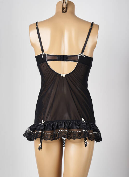 Nuisette/combinette légère et transparente noir NEW LOOK femme