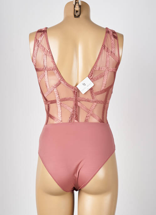 Body lingerie rose LOUISA BRACQ pour femme