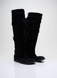 Bottes nubuck talon plat jusqu'à 3cm noir ANDRE femme
