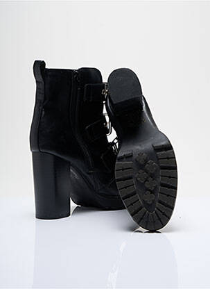 Bottines/boots matière lisse talon de 7 à 9cm noir NEW LOOK femme