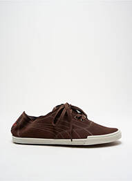 Baskets nubuck bout rond marron PUMA homme