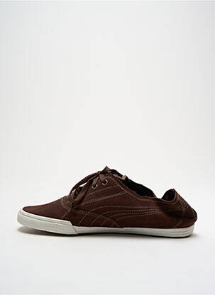 Baskets nubuck bout rond marron PUMA homme