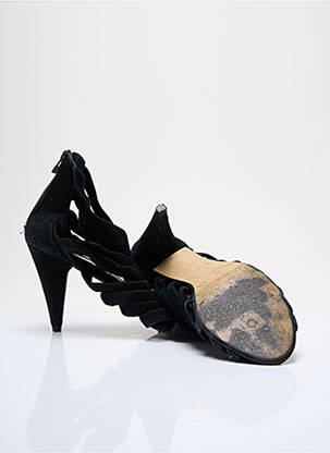 Sandales/nu pieds bout ouvert talon de 4 à 6cm noir 1 2 3 femme