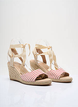Espadrilles type de semelle amortissante talon de 4 à 6cm rose KIABI femme