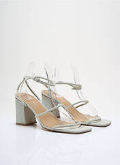 Sandales/Nu pieds vert BOOHOO pour femme seconde vue