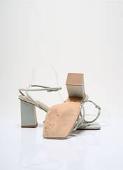 Sandales/Nu pieds vert BOOHOO pour femme seconde vue