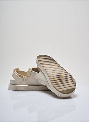 Sandales/nu pieds matière lisse talon de 4 à 6cm beige H&M femme