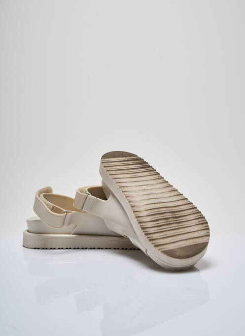 Sandales/nu pieds matière lisse talon de 4 à 6cm beige H&M femme
