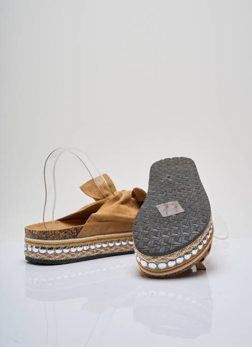 Mules/Sabots marron C'M PARIS pour femme